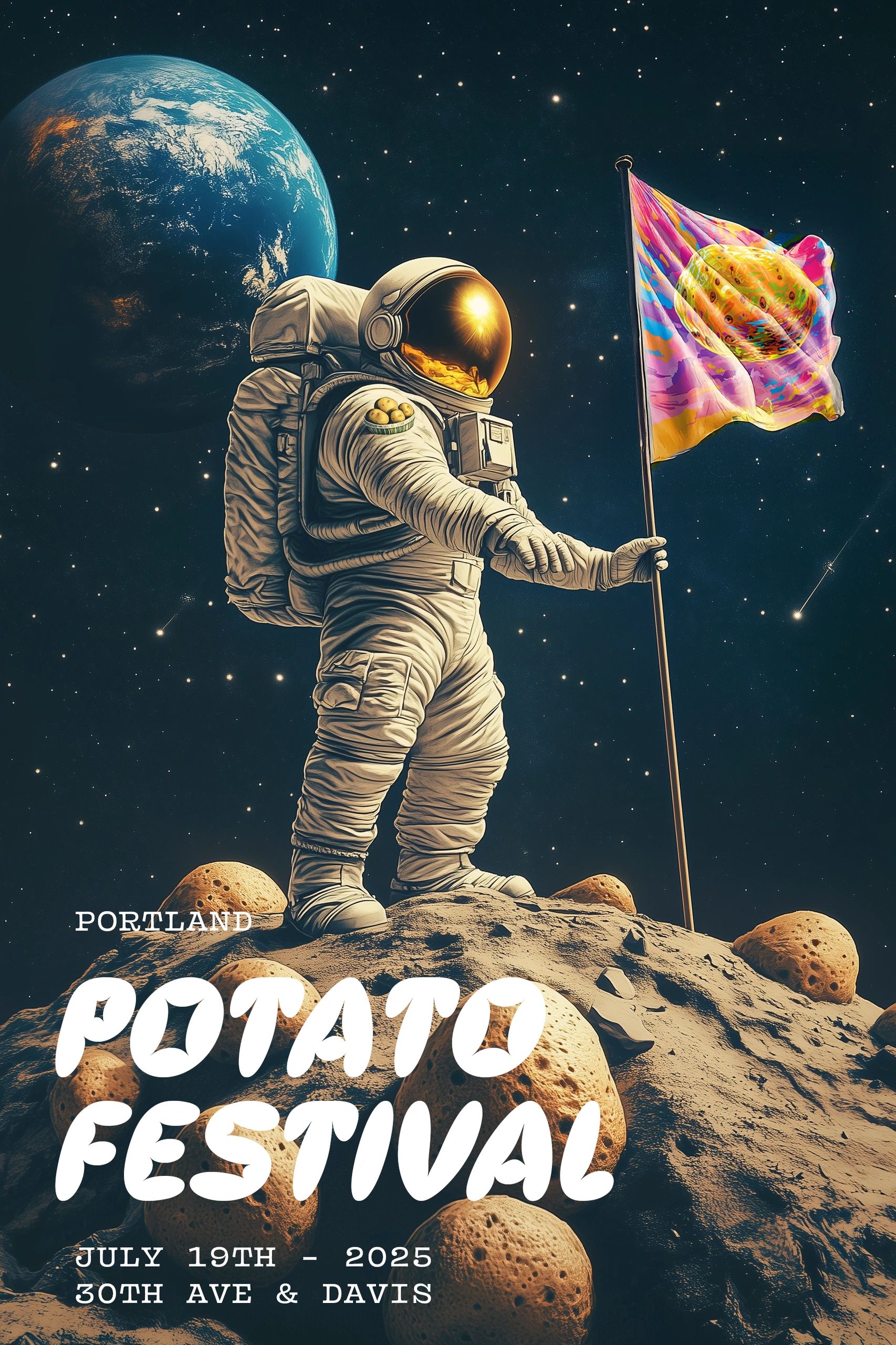 Portland Potato Festival poster