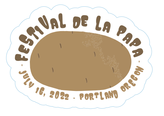2022 Portland Potato Festival poster